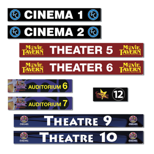 Auditorium Signs